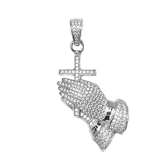 Silver トップ - Praying Hands -