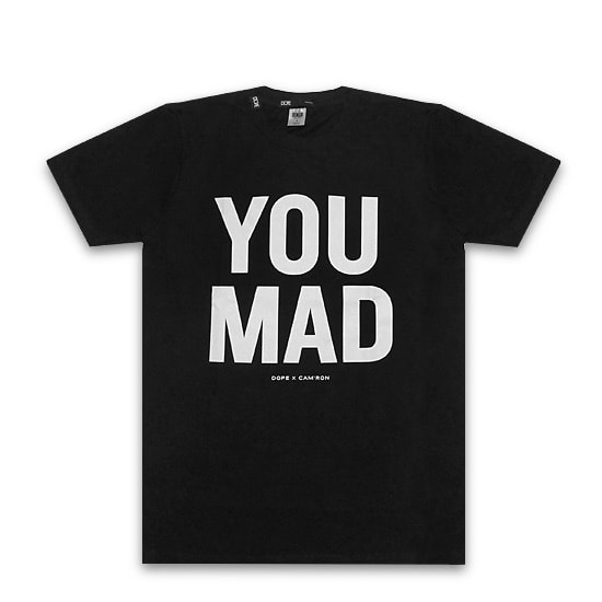 DOPE x Cam'Ron Tシャツ -YOU MAD TEE / BLACK-