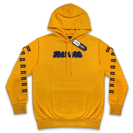 TRAP LORD パーカー -TRACKLIST HOODIE / GOLD-