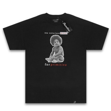PRIMITIVE Tシャツ -BABY BIGGIE TEE/ BLACK-