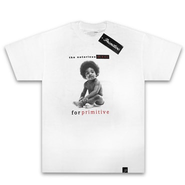 PRIMITIVE Tシャツ -BABY BIGGIE TEE/ WHITE-