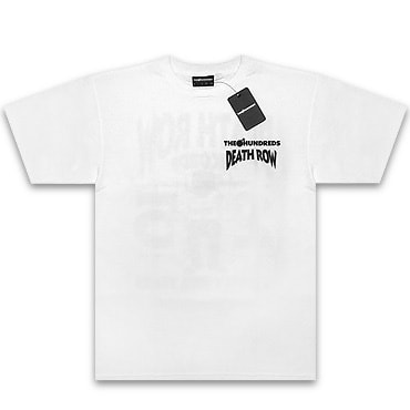 THE HUNDREDS×DEATHROW RECORDS Tシャツ -DEATHROW 25TH T-SHIRT / WHITE-