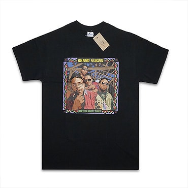 1993 DESIGNED WORLD HIP HOP Tシャツ - NUBIAN MANGNA TEE / BLACK -