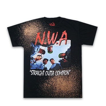 VINTAGE WEAR LA Tシャツ -N.W.A / BLACK-