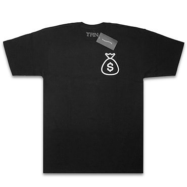 YRN Tシャツ -LAUNDER MONEY TEE / BLACK-