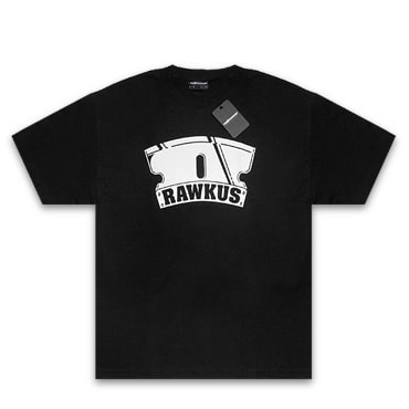 THE HUNDREDS×RAWKUS Tシャツ -RAWKUS T-SHIRT / BLACK-