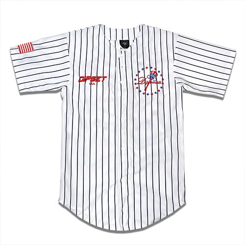 DIPSET U.S.A. ゲームシャツ -DIPKEES BASEBALL JERSEY/ WHITE- 