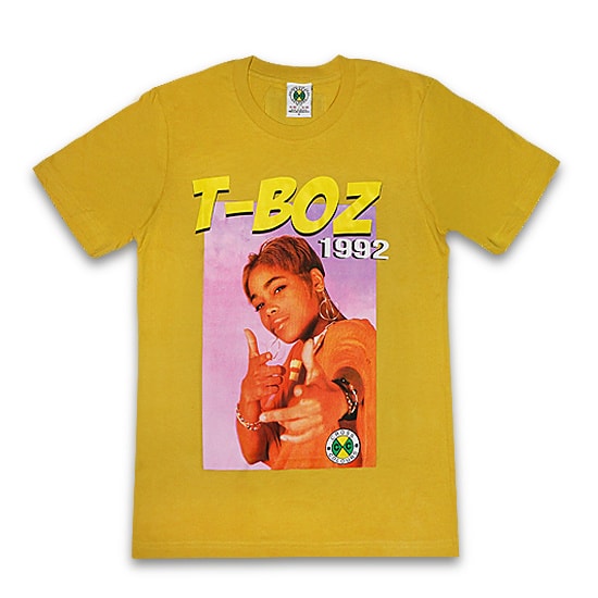 Cross Colours Tシャツ -90s LEGENDS-TBOYZ 1992 S/S / YELLOW- 