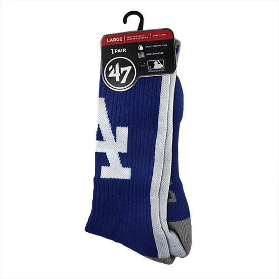 47 Brand ソックス -Los Angeles Dodgers MLB Bolt Sport Socks-