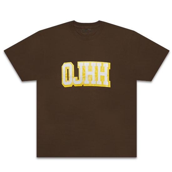 OJHH Tシャツ -BROWN×YELLOW-