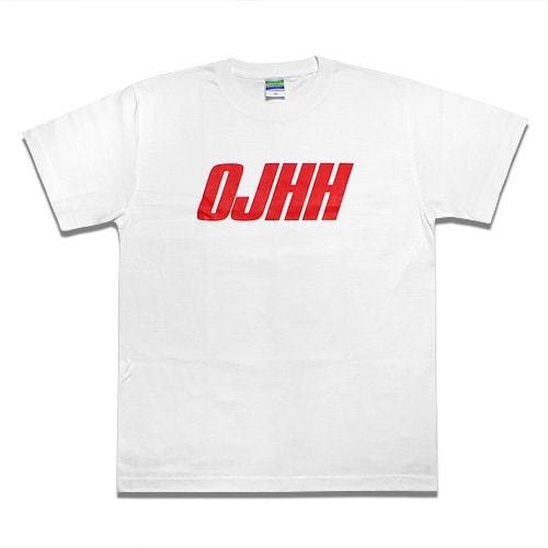 OJHH Tシャツ -WHITE×RED-