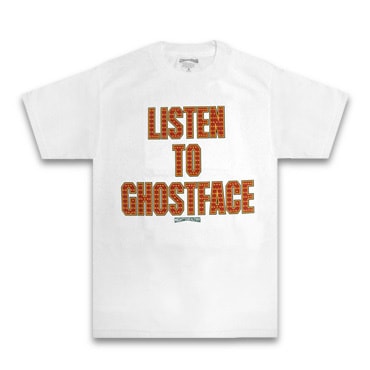 MIGHTYHEALTHY x GHOSTFACE KILLAH Tシャツ -GHOSTFACE TEE / WHITE-