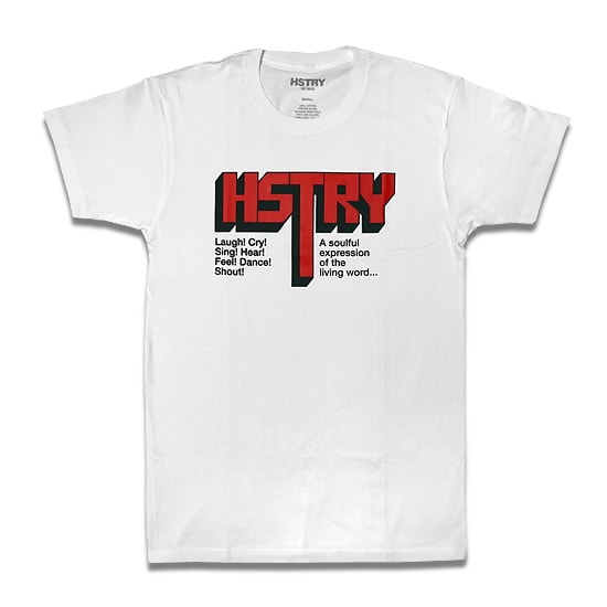 HSTRY Tシャツ -HSTRY LOGO TEE / WHITE-