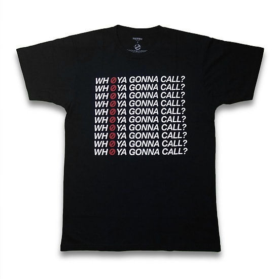 HSTRY x Ghostbusters Tシャツ -CALL TEE / BLACK-