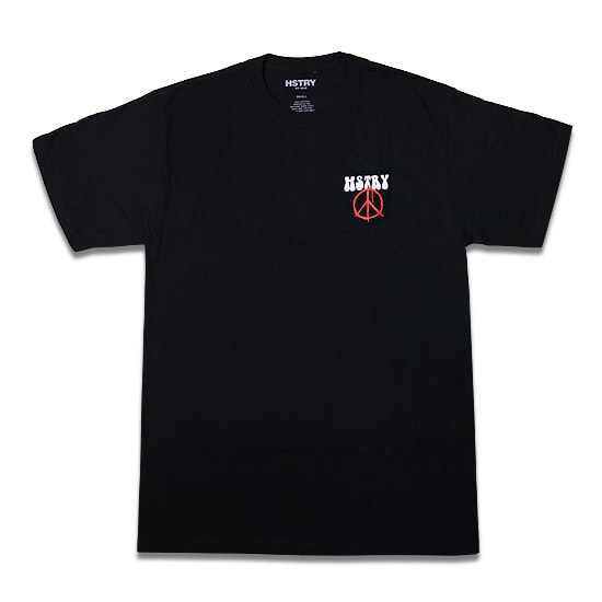 HSTRY Tシャツ -CHEST PEACE TEE / BLACK-