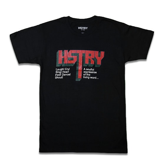 HSTRY Tシャツ -HSTRY LOGO TEE / BLACK-