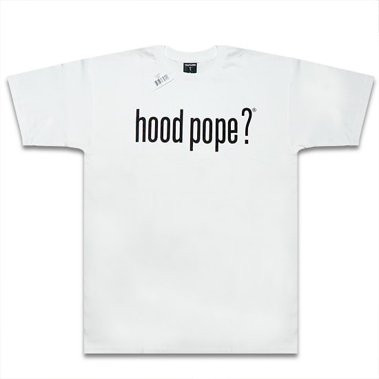 TRAP LORD Tシャツ- hood pope S/S TEE / WHITE-