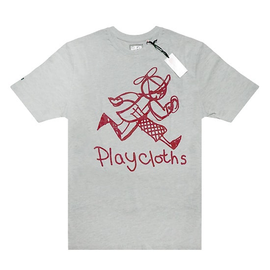 PLAY CLOTHS Tシャツ - SKETCHED JACK TEE / HEATHER GREY-