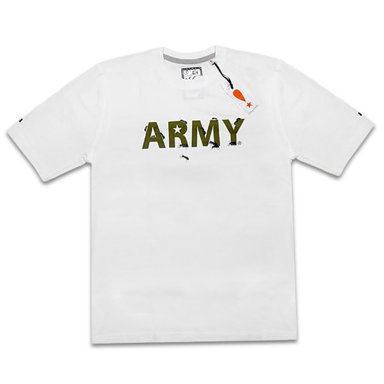 PLAY CLOTHS Tシャツ - ARMY ANT TEE / WHITE -