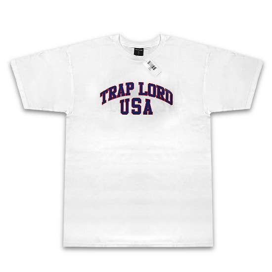 TRAP LORD Tシャツ - SALUTE S/S TEE / WHITE -