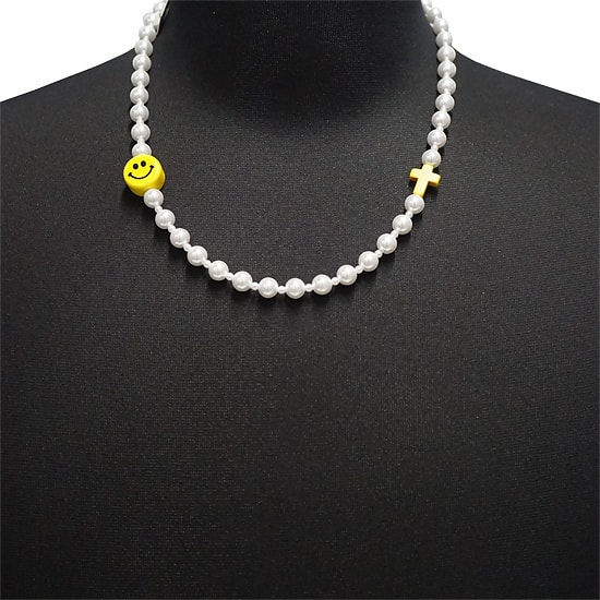 Pearl ネックレス Yellow [50cm]